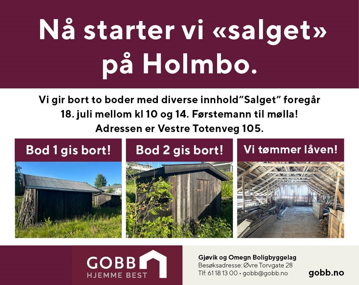 Holmbo gjøvik gobb